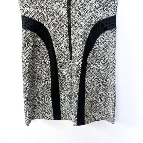 Sachin + Babi Black White Graphic Print Short Sleeve Dress Size 4 - Picture 2 of 7